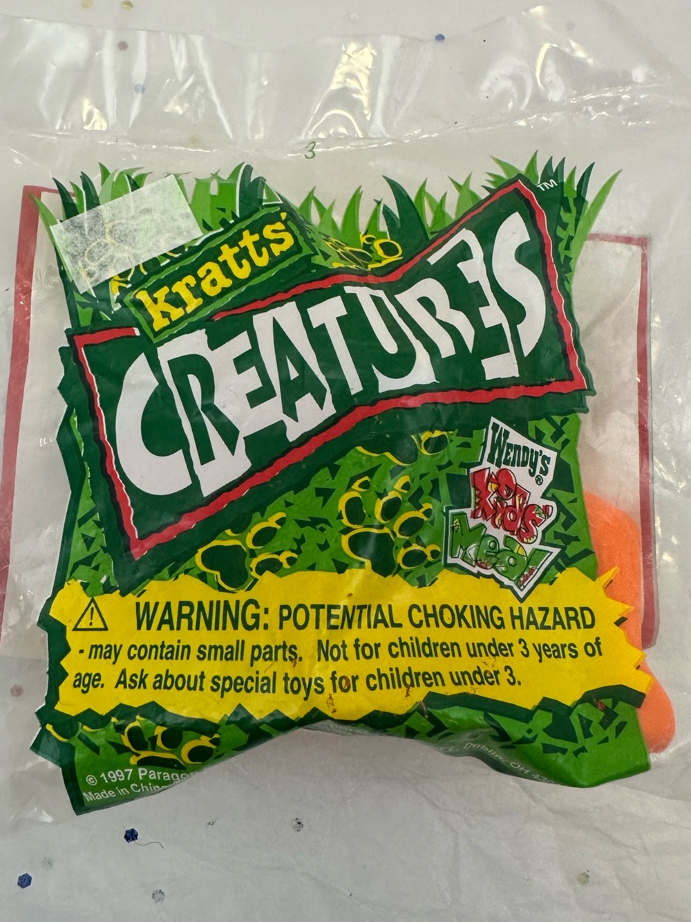 Vintage ‘97 Sealed Orange Gorilla from the Kratt’s Creature Collection